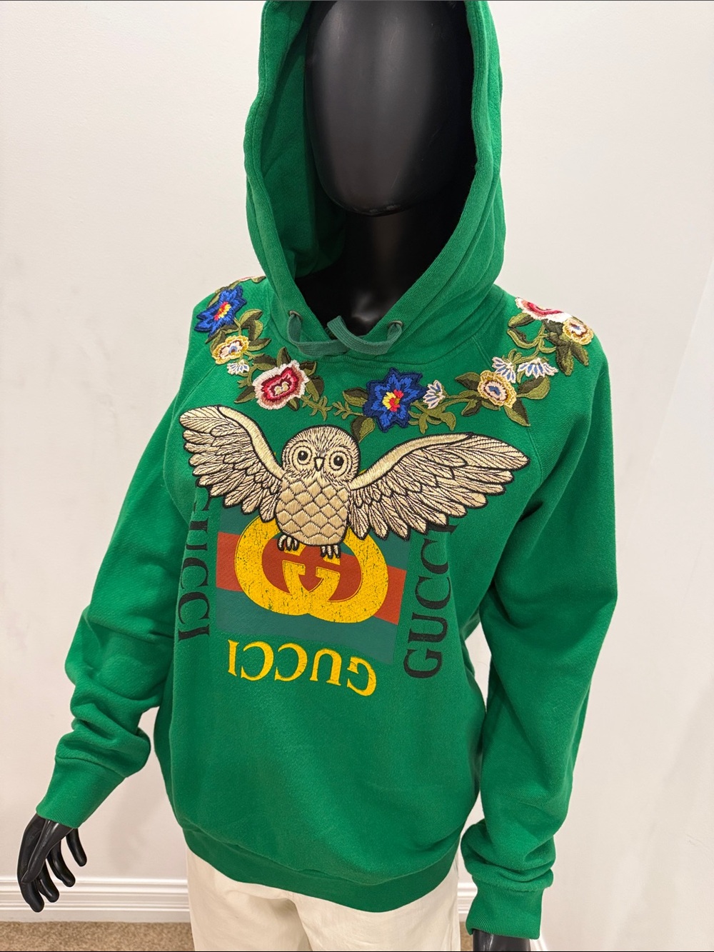 Gucci Garden Florence Exclusive Owl Embroidered Hoodie Xs- Like New
